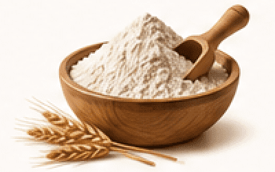 Refined flour